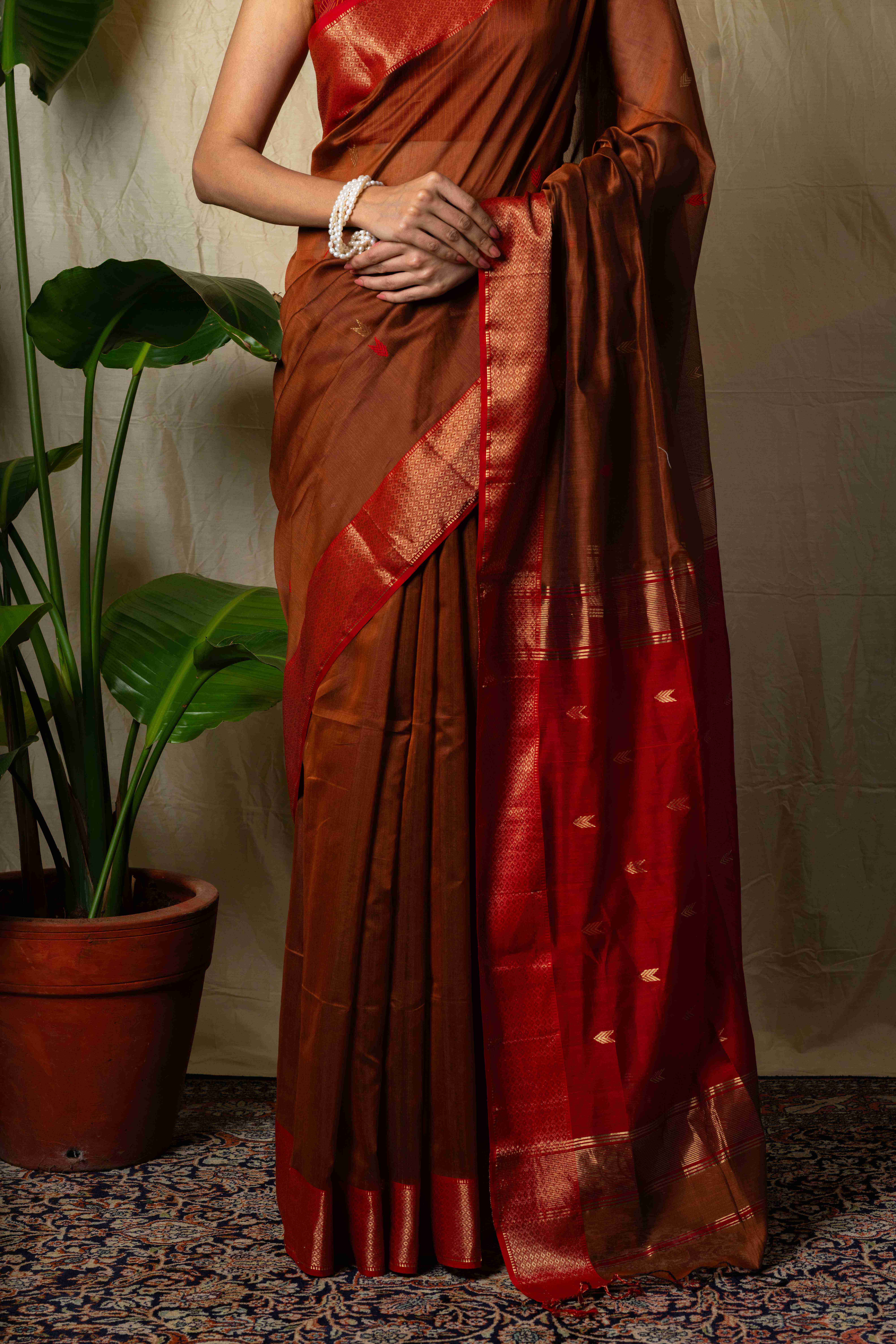 Maheshwari Silk  Saree