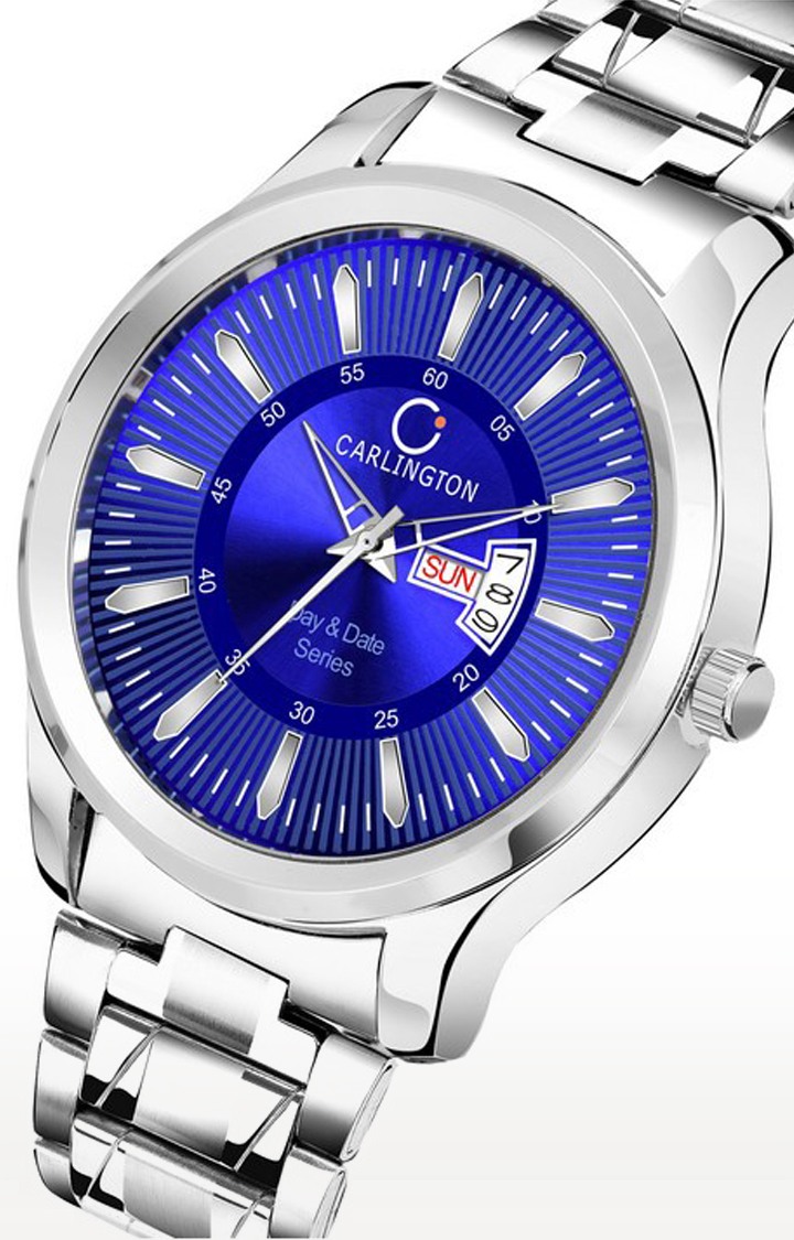 Carlington Men's Analog Wrist watch with date and week 