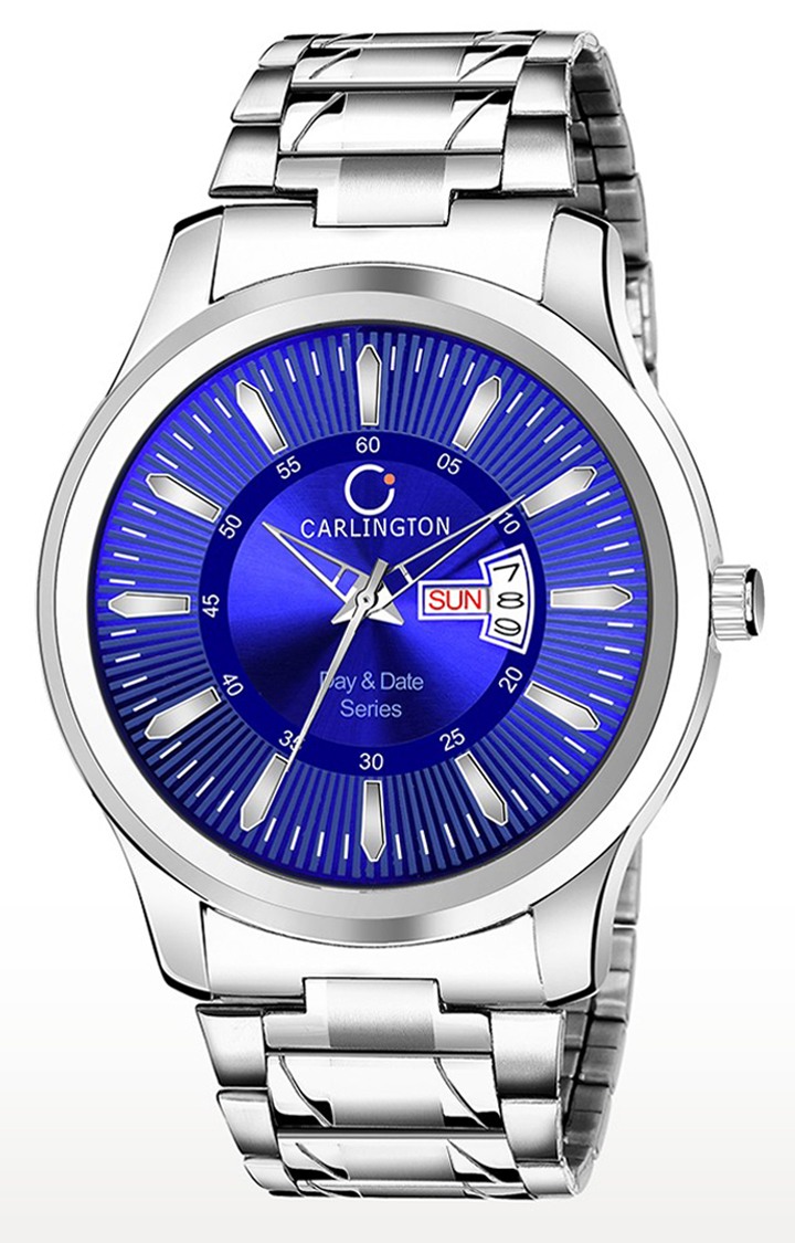 Carlington Men's Analog Wrist watch with date and week 