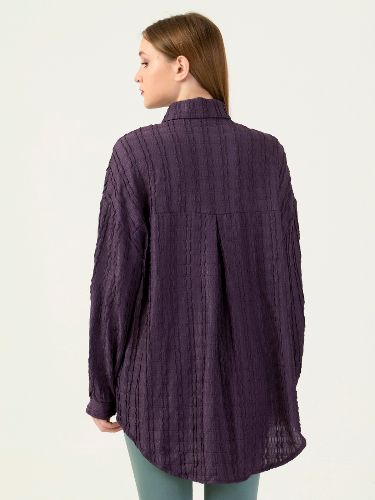 Albion Women Smart Premium Purple Casual Shirt