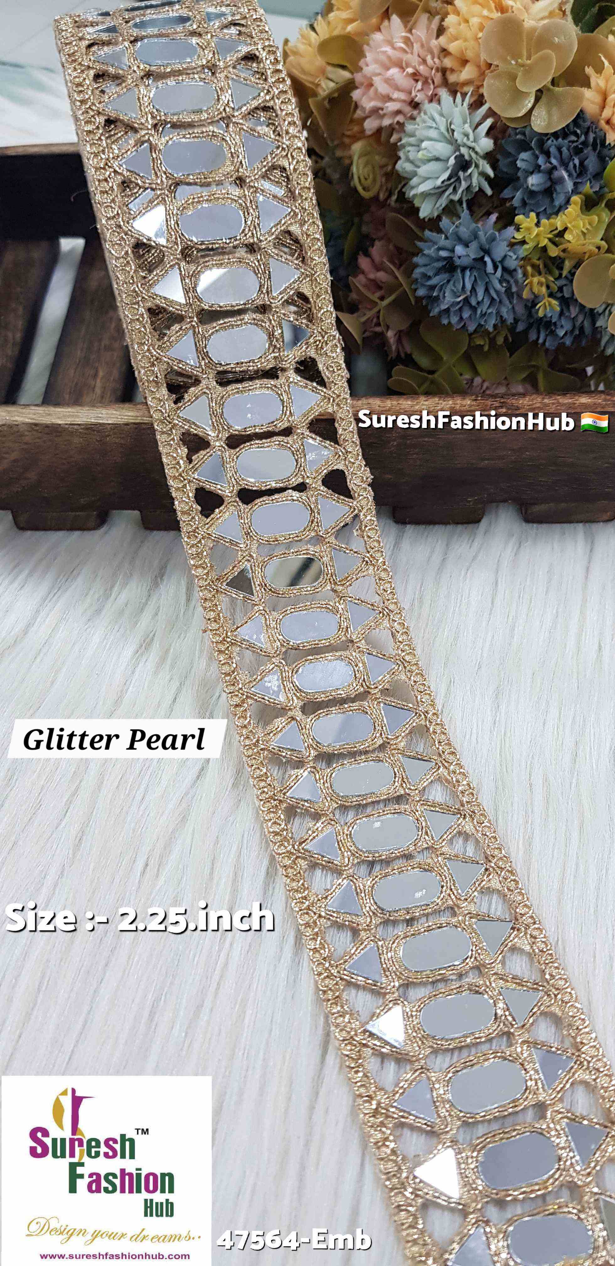 Tri-Mirror Cutwork Lace