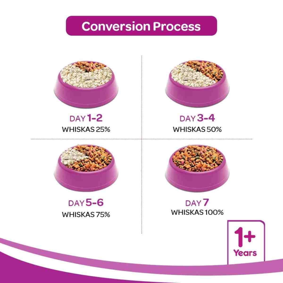 Whiskas Ocean Fish with Milk Dry Kitten (2-12 months) Food