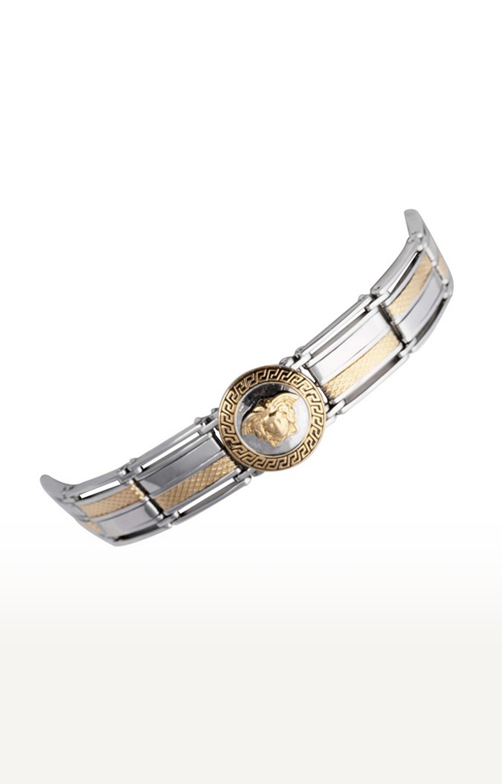 Touch925 | Regal Crest Lion Gold Bracelet