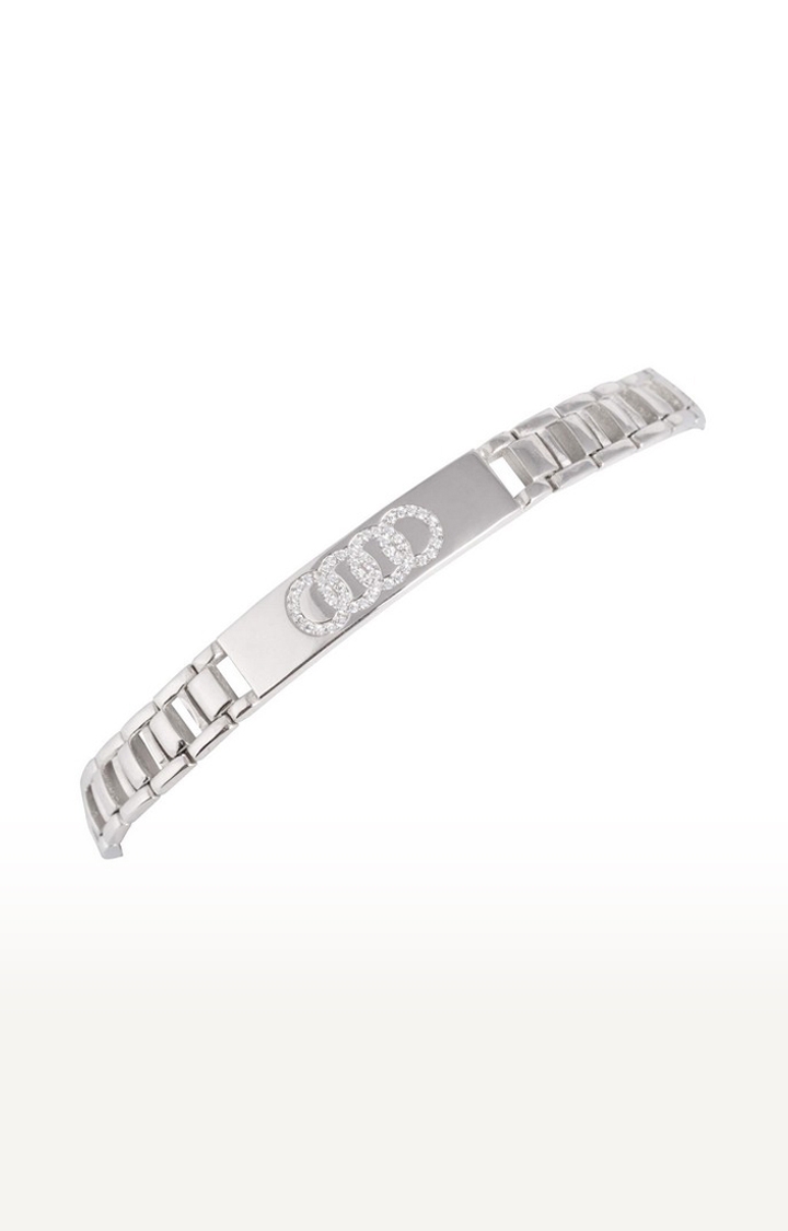 Audi Enthusiast Sleek Silver Bracelet