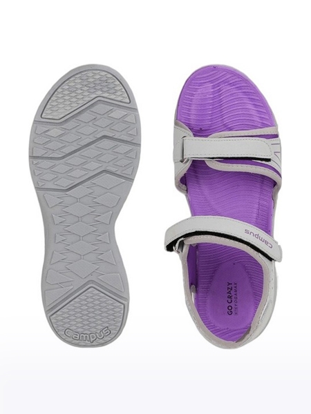 Campus Shoes | Women's Grey GC 08L Sandal 3