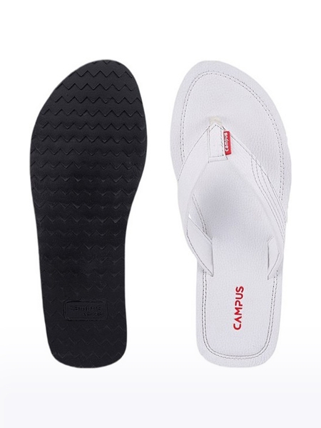 Campus Shoes | Men's White GC 1009B Slippers 3