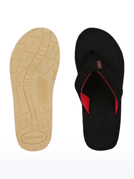 Campus Shoes | Men's Black GC 1018A Slippers 3