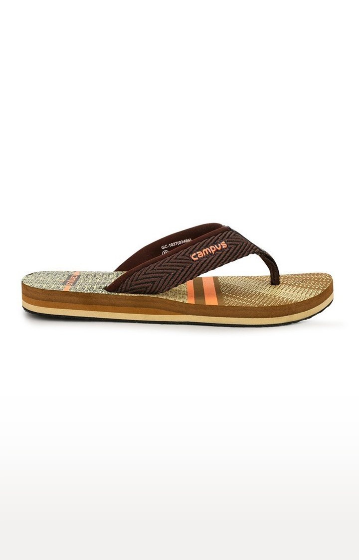 Campus Shoes | Men's Brown GC 1027 Slippers 1