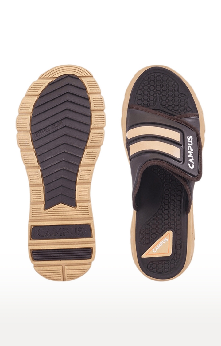 Campus Shoes | Men's Gc-1038 Brown  Flip Flops 3