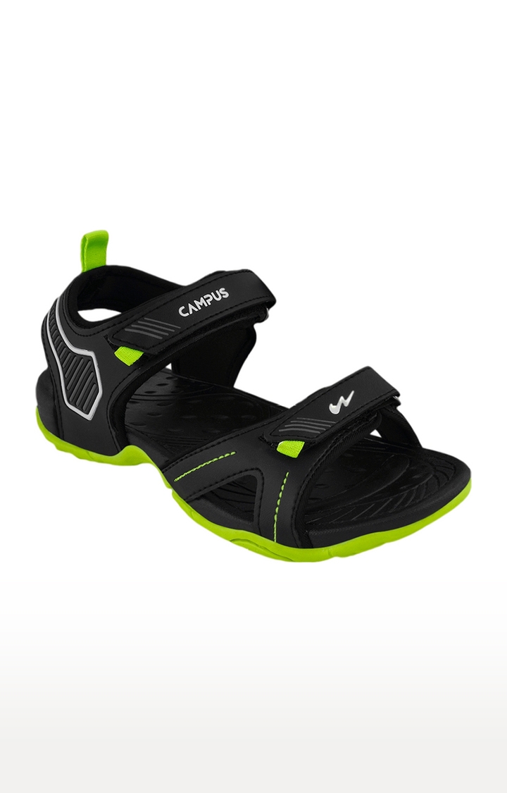 Campus Shoes | Boy's GC-22120C Black  Sandals 0