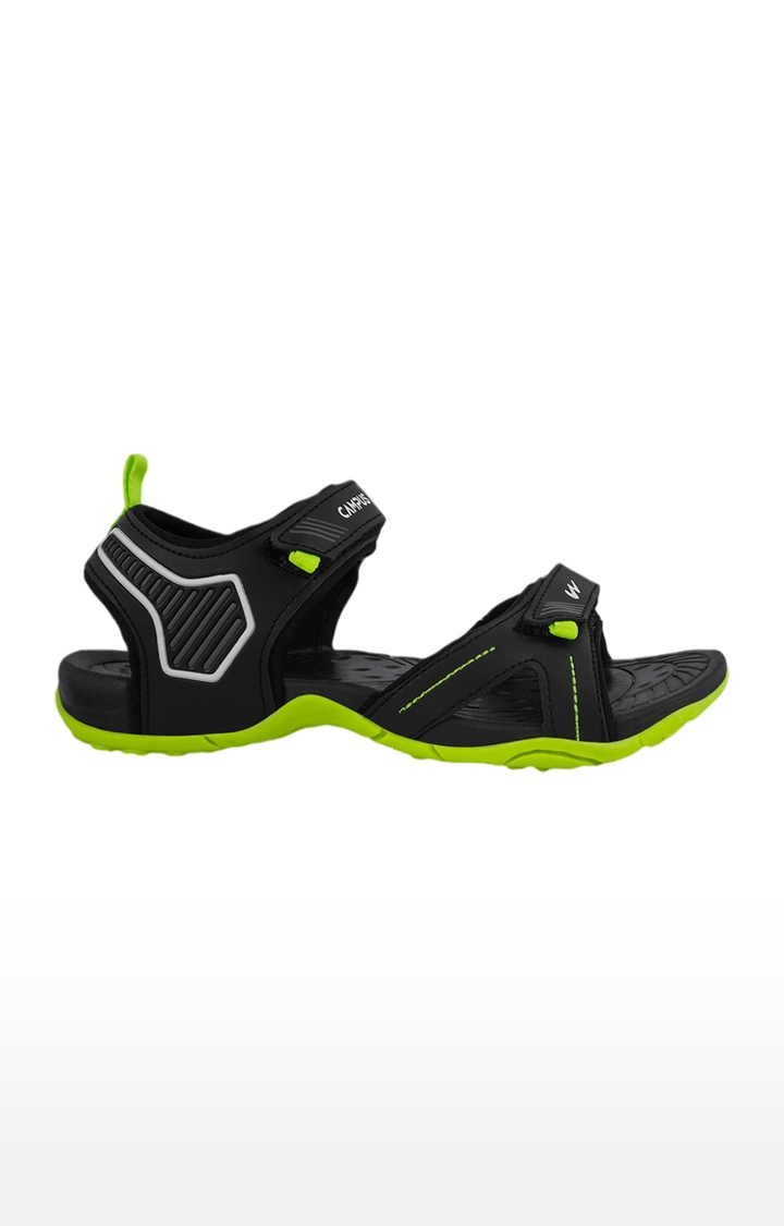 Campus Shoes | Boy's GC-22120C Black  Sandals 1