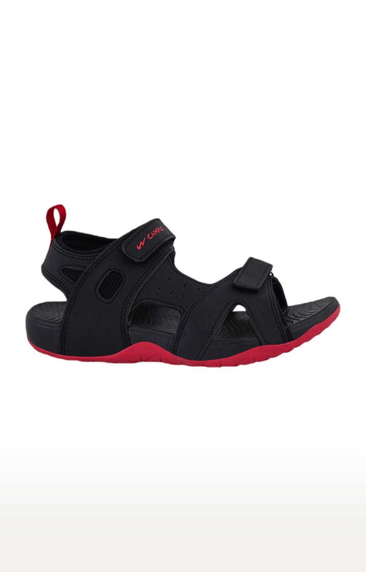 Campus Shoes | Boy's GC-22135C Black Sandals 1