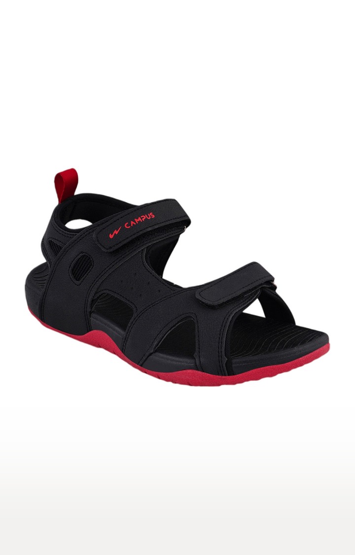 Campus Shoes | Boy's GC-22135C Black Sandals 0
