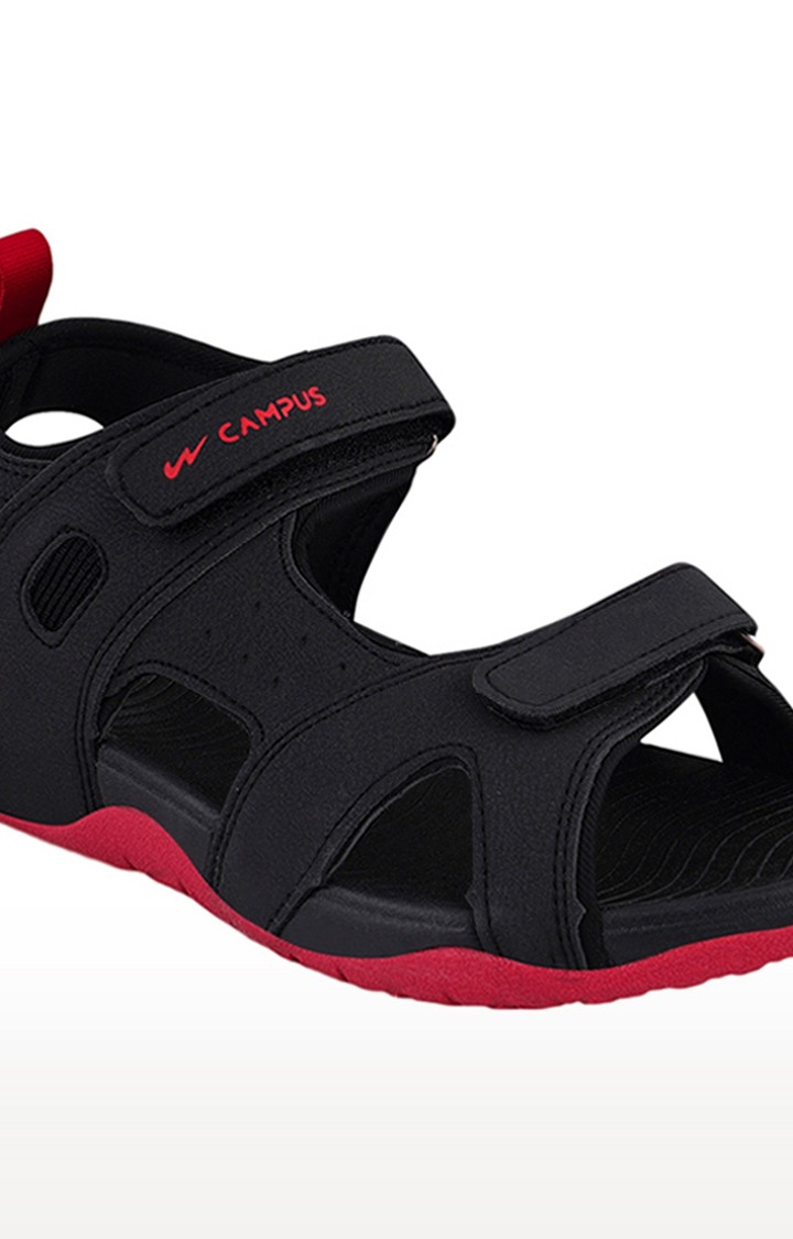 Campus Shoes | Boy's GC-22135C Black Sandals 3