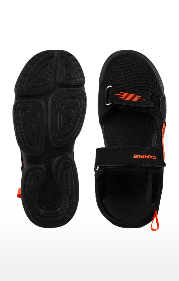 Campus Shoes | Boy's GC-22137C Black PVC Sandals 3