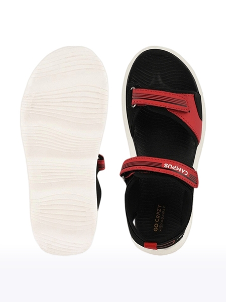 Campus Shoes | Unisex Red GC 2224C Sandal 3