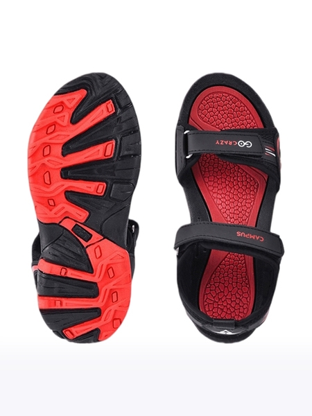 Campus Shoes | Unisex Black GC 22925C Sandal 3