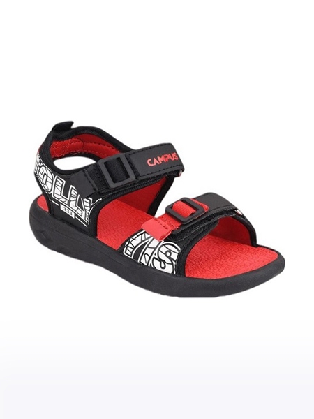 Campus Shoes | Boys Black GC 22927K Sandal 0