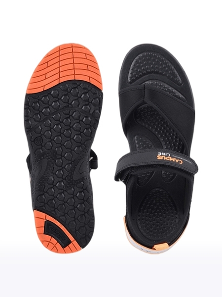 Campus Shoes | Men's Black GC 2306 Sandal 3
