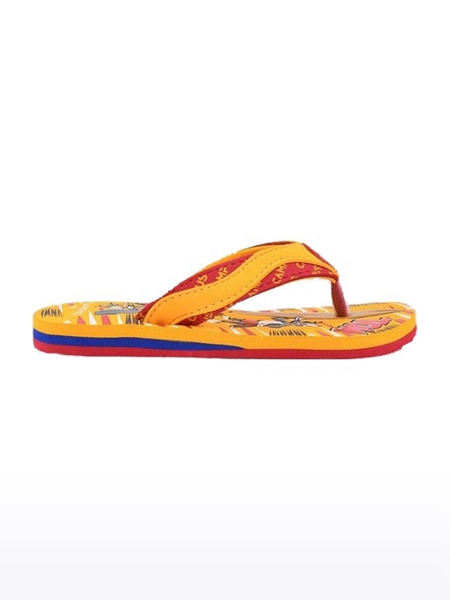 Campus Shoes | Boys Yellow GCK 3002 Slippers 1