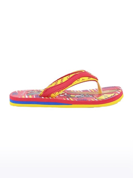 Campus Shoes | Boys Red GCK 3002 Slippers 1