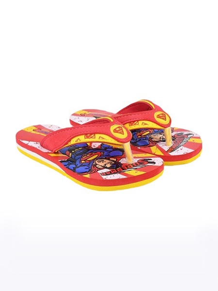 Campus Shoes | Boys Red GCK 3003 Slippers 0
