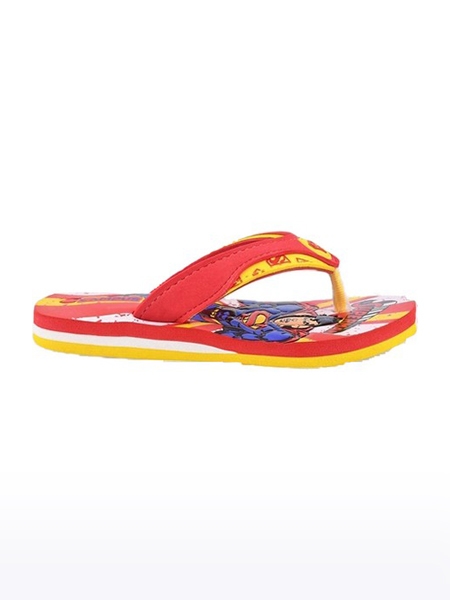 Campus Shoes | Boys Red GCK 3003 Slippers 1