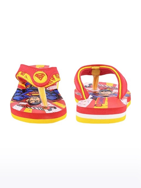 Campus Shoes | Boys Red GCK 3003 Slippers 2