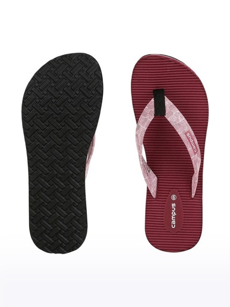 Campus Shoes | Women's Red GCL 1002 Slippers 3