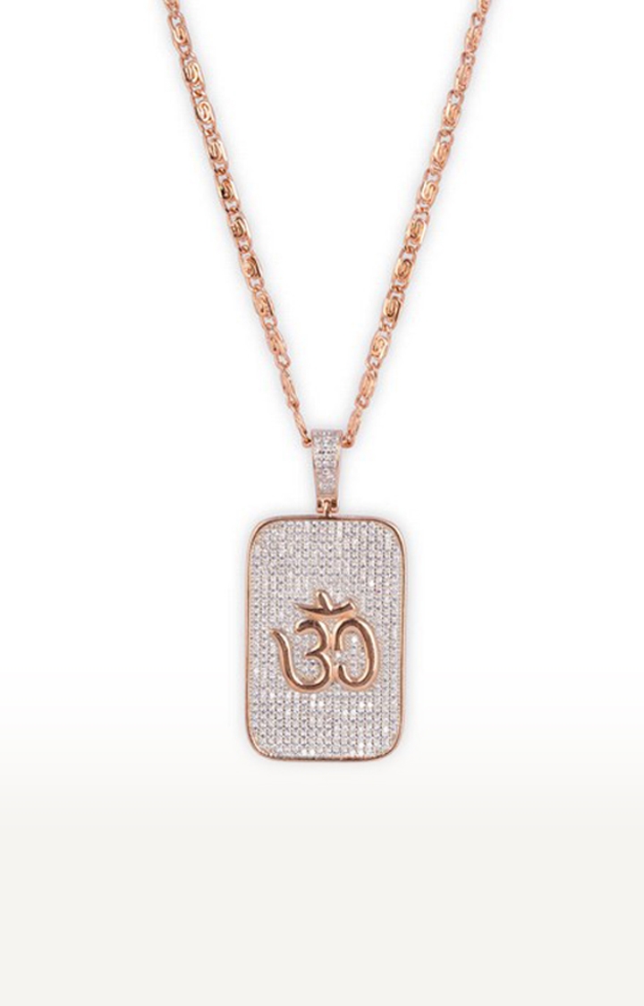 Touch925 | Sacred Serenity CZ Rosegold Chain Locket