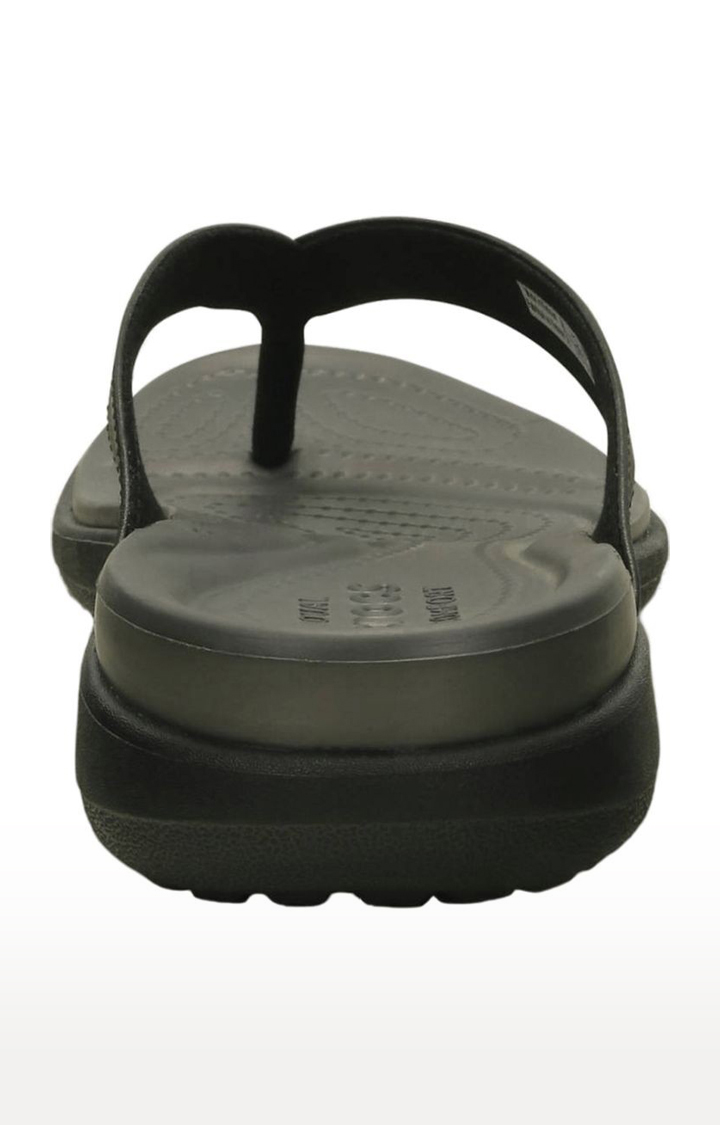 Women's Black Solid Slippers