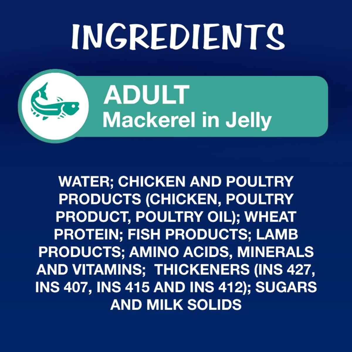 Purina Felix Mackerel in Jelly Wet Cat Food - 85gm