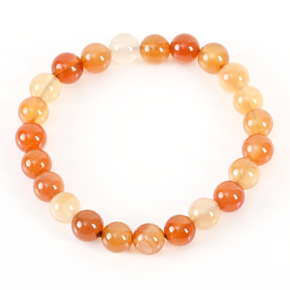 Shiv Ratan Kendra Carnelian Stretchable Bracelet: Physical & Emotional Healing