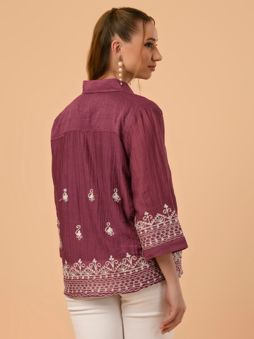 ALBION SMART LADIES PURPLE TOP