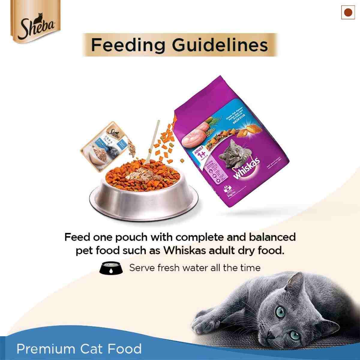 Sheba Premium Fish Mix Maguro & Bream Wet Cat Food - 35 g