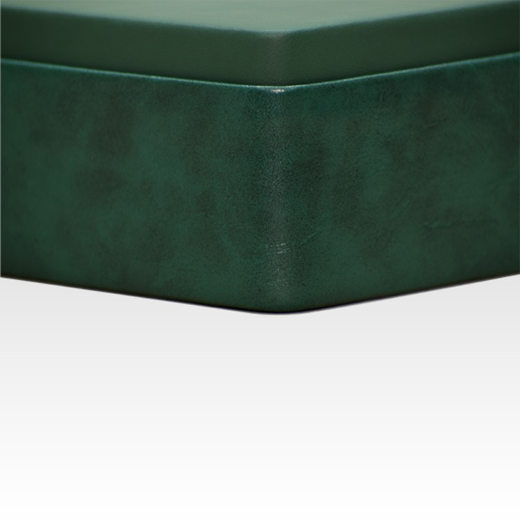 Tissue Box Holder for Home and Office in Premium Faux Leather | Size: 9.5 x 4.5 x 2.5(H) Inches | Moderno | Olive Green