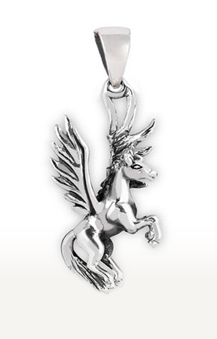 Unicorn Whimsy Silver Locket