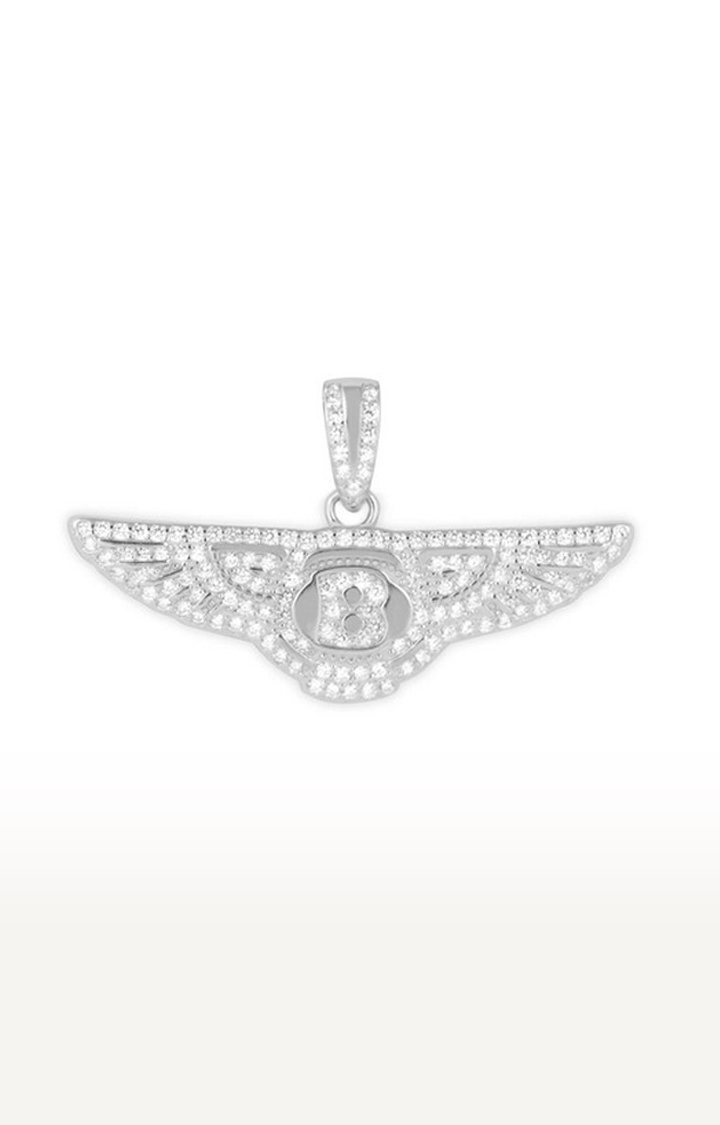 Touch925 | Bentley Signature Zircon Studded Silver Locket