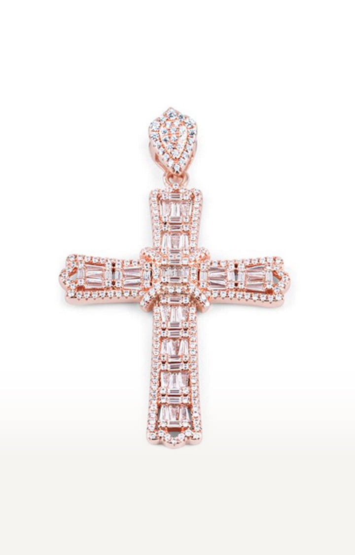 Divine Elegance: Cross Locket in Rose Gold