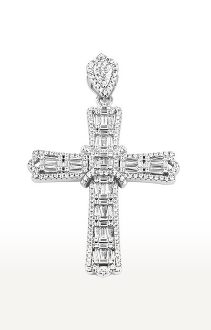 Divine Elegance: Cross Locket in Silver