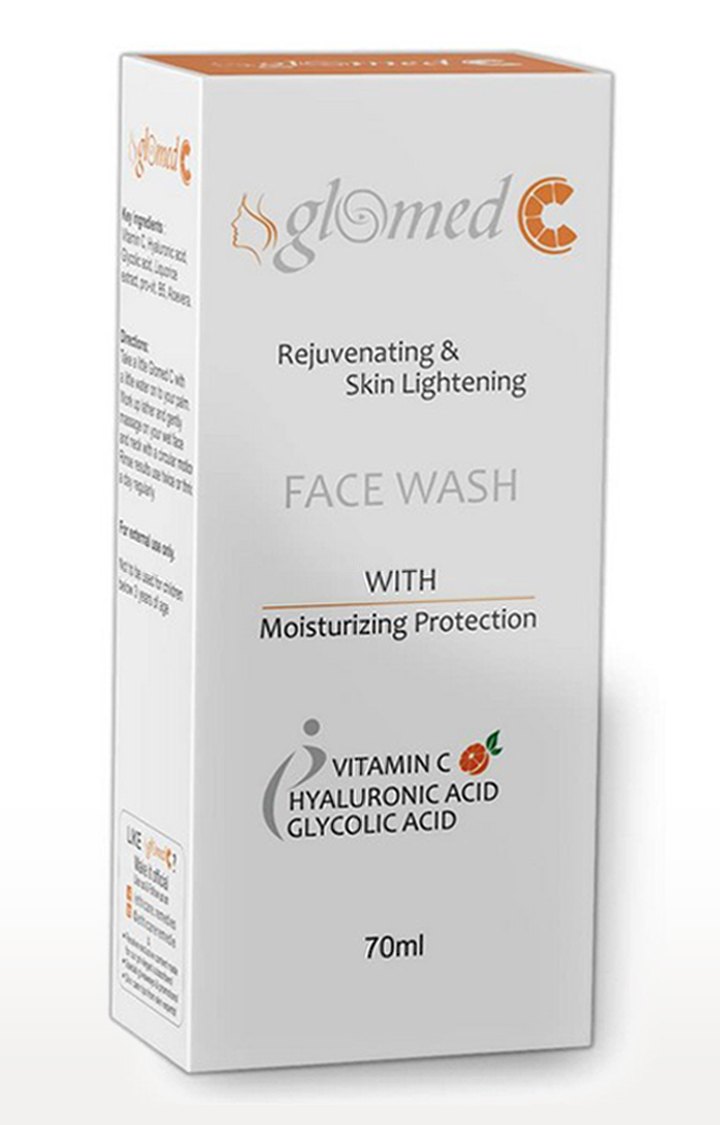 Glomed C Skin Lightening Face Wash-70ml: Pack of 5