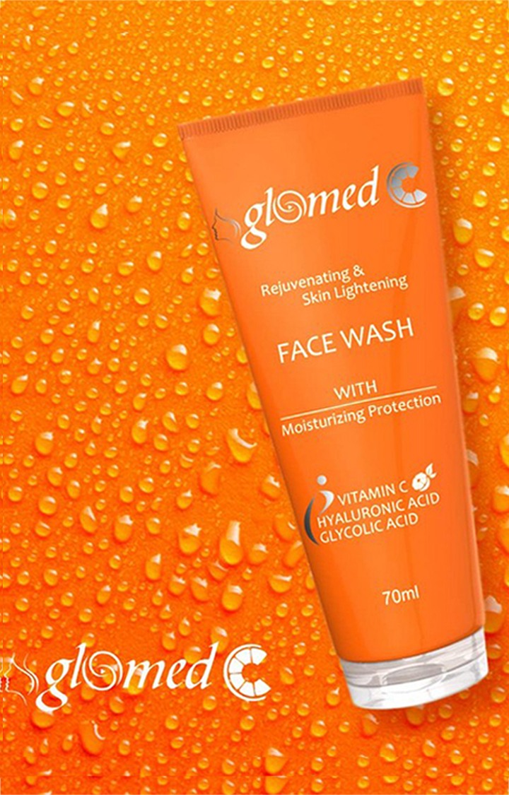 Glomed C Skin Lightening Face Wash-70ml: Pack of 5
