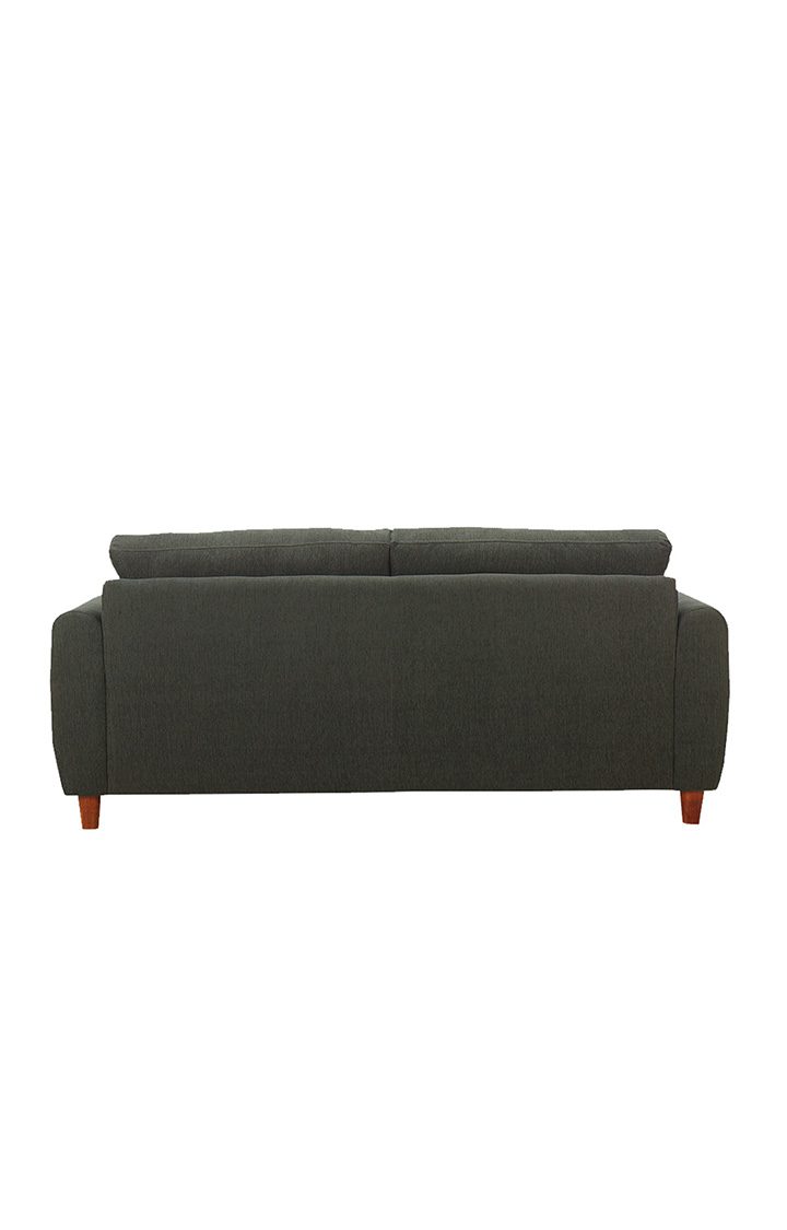 neudot Scott Sofa for Living Room |3 Persons Sofa|Premium Fabric with Cushioned Armrest | Solid Wood Frame|3 Seater in Astro Grey Color