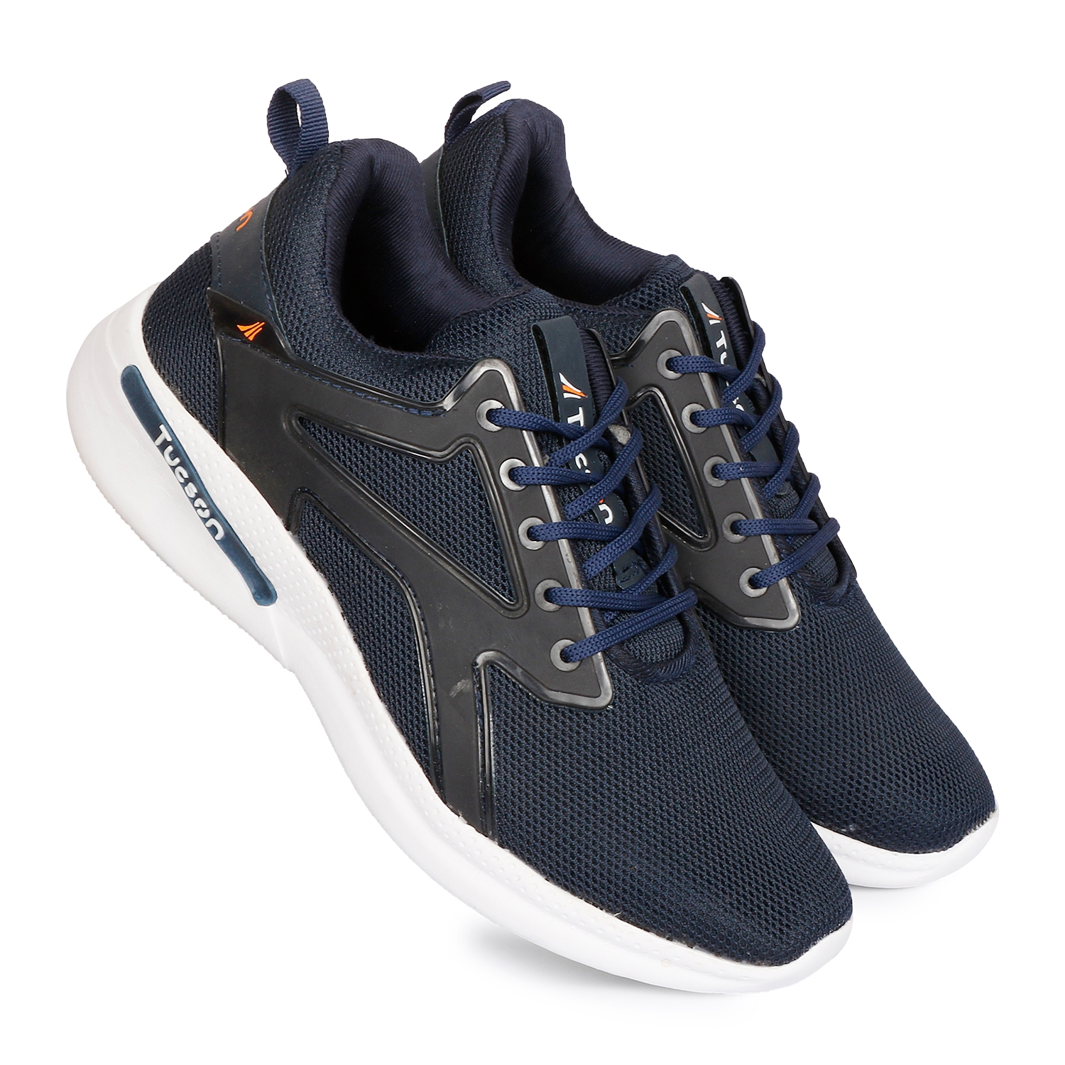 TUCSON - Navy & Green Running Shoes