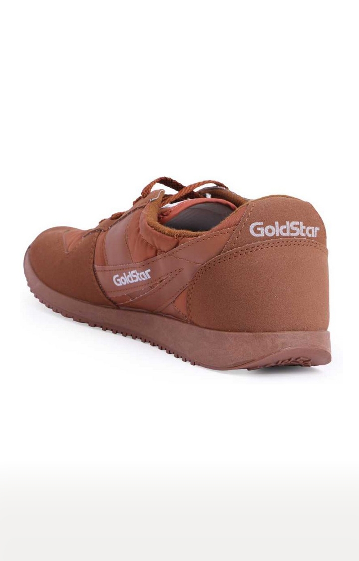 Goldstar | Goldstar Fashionable Brown Sports Shoes For Men 2