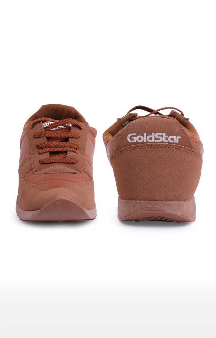 Goldstar | Goldstar Fashionable Brown Sports Shoes For Men 3