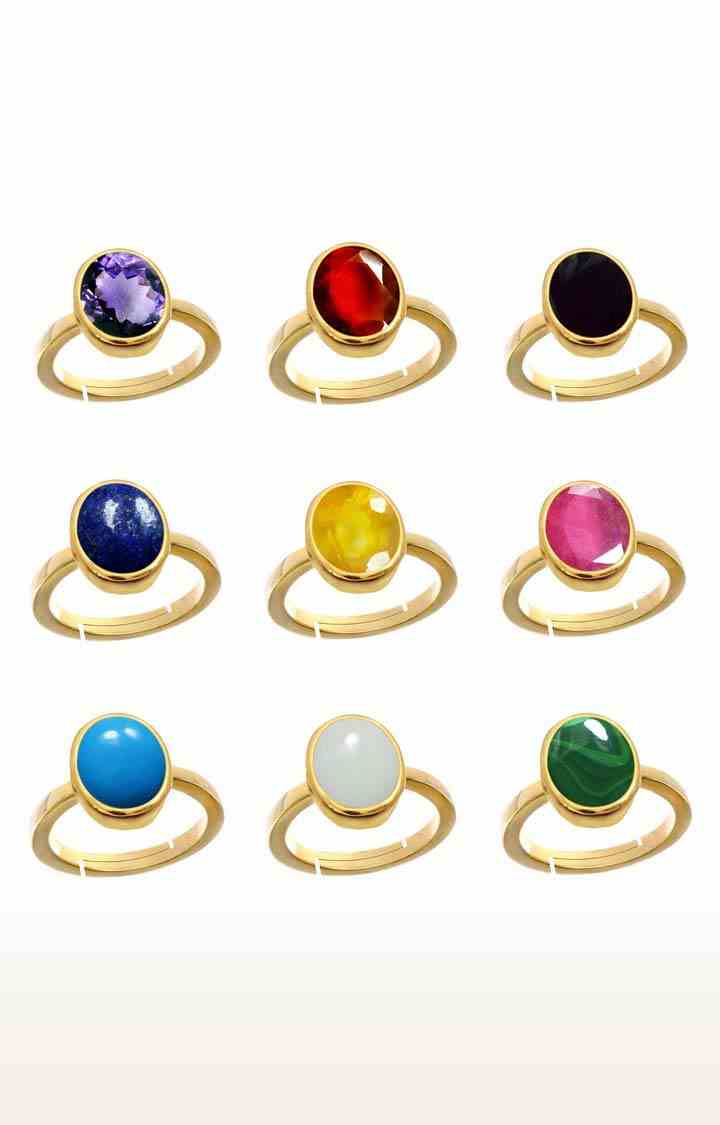 55Carat | Pink Gold Plated Ruby Rings 1