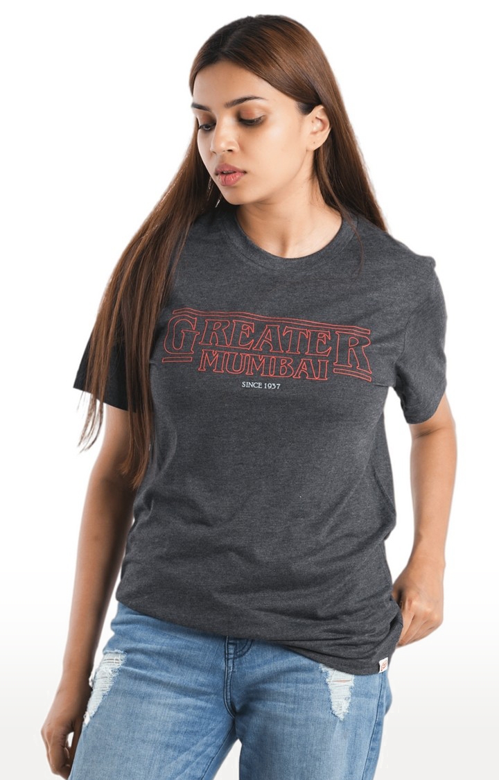 Unisex Greater Mumbai Tri-Blend T-Shirt in Charcoal