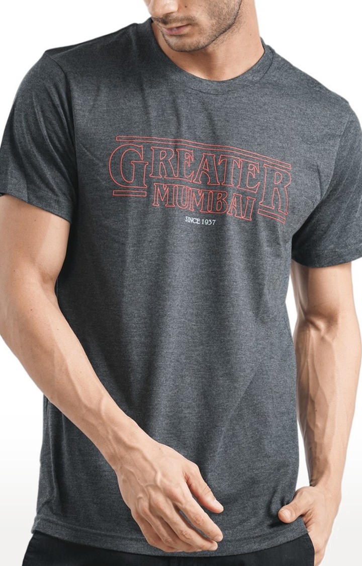 Unisex Greater Mumbai Tri-Blend T-Shirt in Charcoal