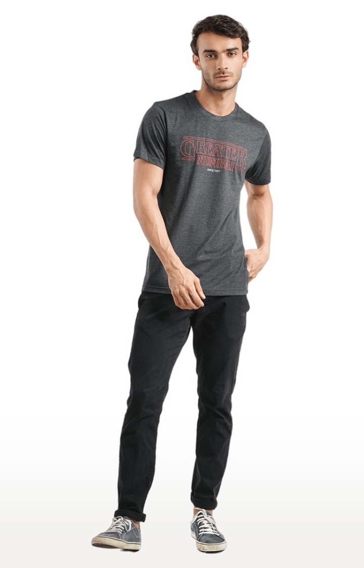 Unisex Greater Mumbai Tri-Blend T-Shirt in Charcoal